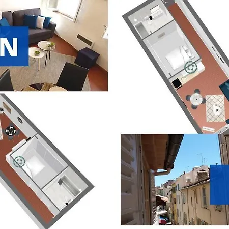 Le Jos - 2min Palais-100m Mer-verriere Cote D'azur Apartment *